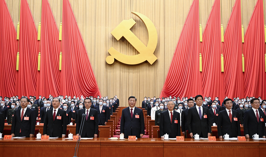 中国共产党第二十次全国代表大会在京开幕   习近平代表第十九届中央委员会向大会作报告